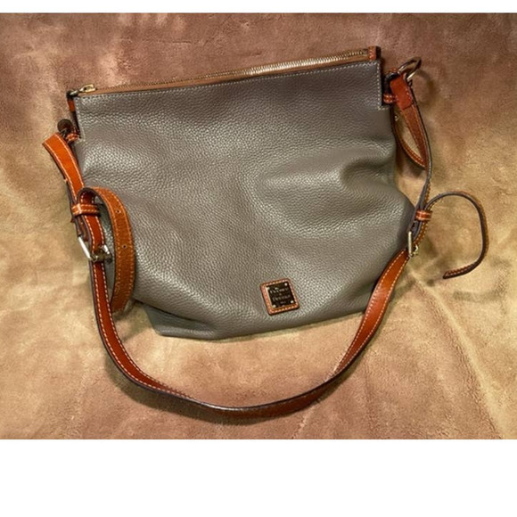 Dooney & Bourke Pebblestone Leather Large Hobo Handbag - Picture 1 of 10